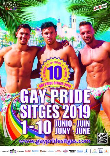 GAY PRIDE SITGES 2019 POSTER A