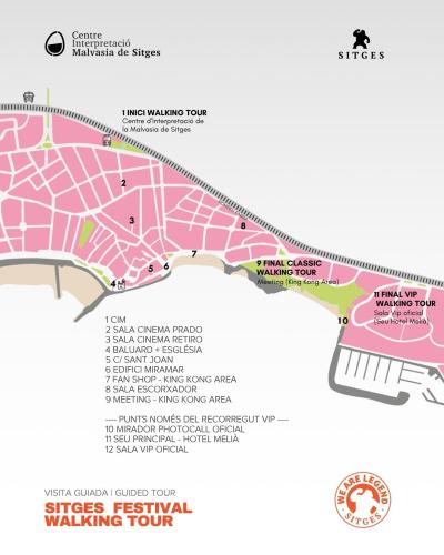 Mapa Waking Tour CIM