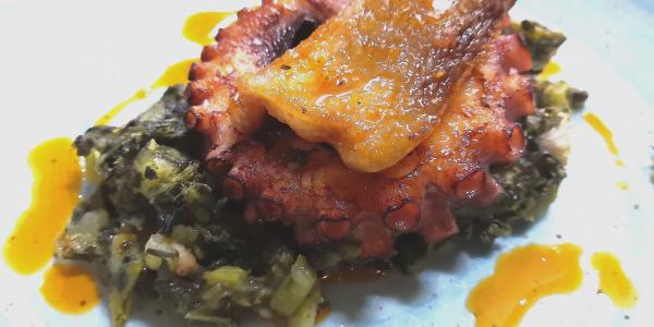 Pulpo con Espigalls