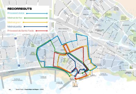 Recorregut FM Santa Tecla 2023