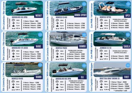 Rumbo Sitges Tarifas